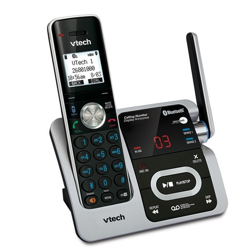 טלפון אלחוטי בלוטוס עם משיבון Vtech דגם DS8121A