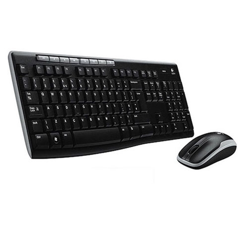 סט מקלדת ועכבר אלחוטי מבית Logitech דגם MK270