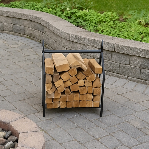 מתקן מעוצב מברזל לאחסון גזעי עץ דגם 98021