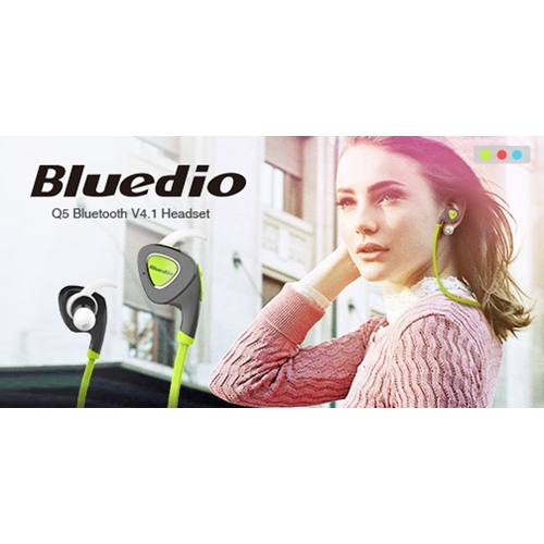 אוזניות בלוטוס סטריאו ספורט Q5 של BLUEDIO