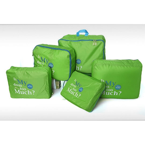 סט 5 חלקים לארגון המטען במזוודה בצורה חכמה ונוחה