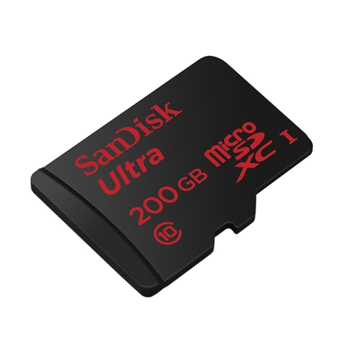 כרטיס זיכרון microSDHC Ultra בנפח 200GB