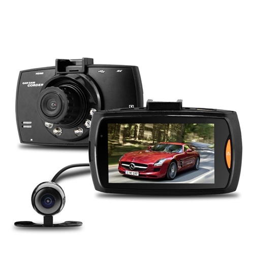 מצלמת רכב FULL HD  משולבת עם צג ו2 מצלמות לצילום