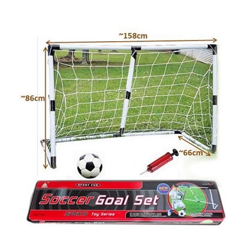 שער כדורגל 1.58 מטר כולל כדור כדורגל ומשאבה