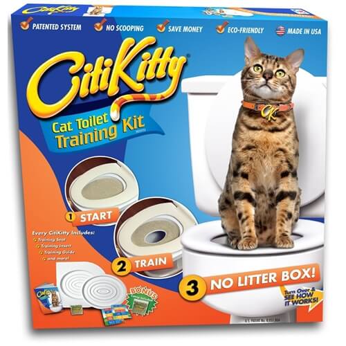 ערכת לימוד לחתול לעשיית צרכים בשירותים CitiKitty