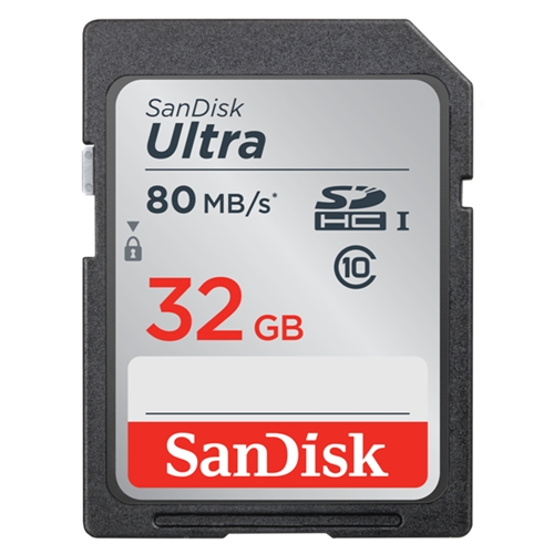 כרטיס זיכרון Ultra SDHC בנפח 32GB