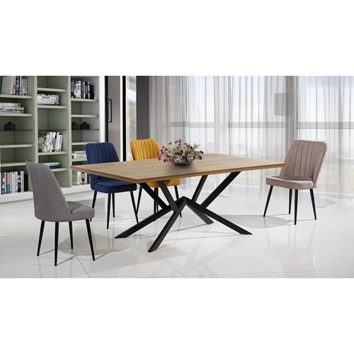 פינת אוכל 1.8 מלבנית + 6 כיסאות דור יוני LEONARDO