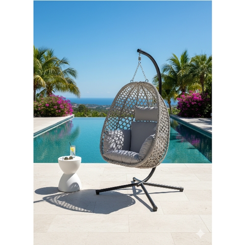 ערסל ישיבה מלטה בגוון שחור Australia Garden