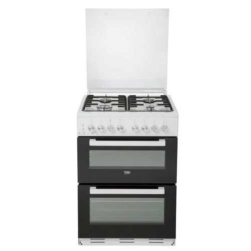 תנור משולב דו תאי 7 תכניות 4 להבות מהדרין לבן BEKO