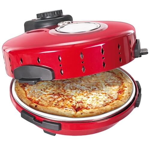 תנורון להכנת פיצה 1100W אופה פיצה עבה או דקה תוך