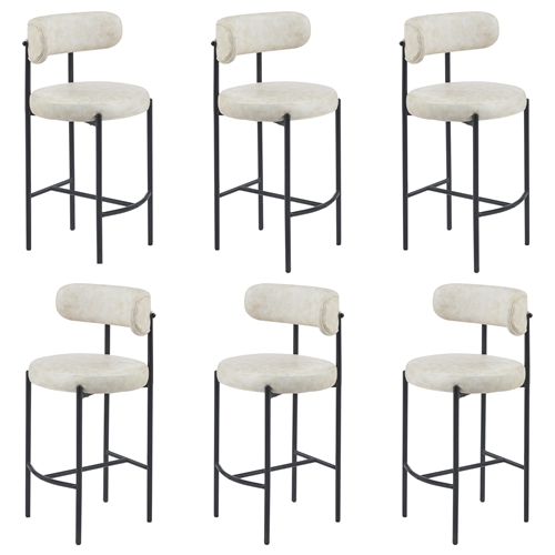 סט 6 כיסאות בר דגם טומי בר LEONARDO