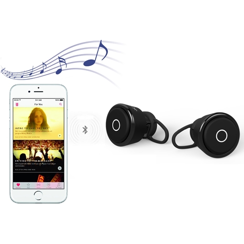 אוזניות Bluetooth אלחוטיות נטענות עם מיקרופון