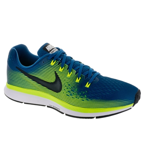 נעלי ריצה גברים Nike נייקי צבע כחול צהוב Pegasus