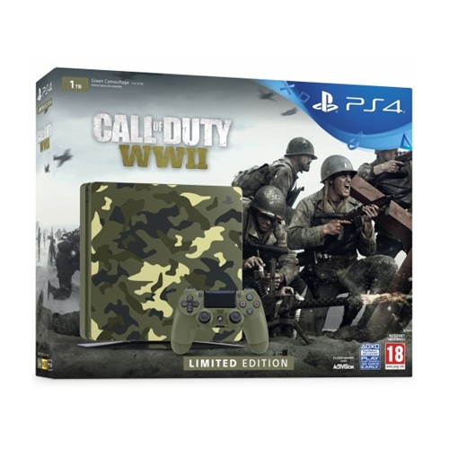 קונסולה PlayStation 4 עם Call of Duty World War2