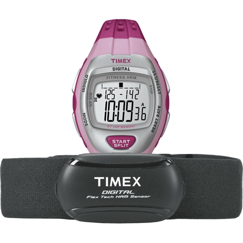 שעון ספורט לאישה TIMEX עם רצועת דופק