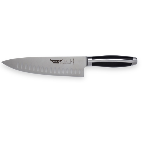 סכין שף מחוזקת חריצים 20 ס"מ BEROX