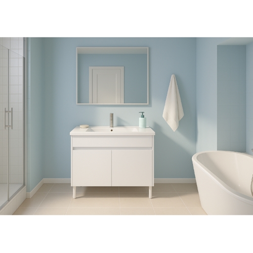 ארון אמבטיה עומד עם מראה וכיור 80 ס"מ ירדן H.KLIEN