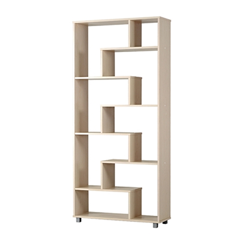 כוננית משולבת רחבה וגבוהה בעיצוב מדורג