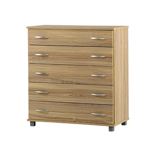 שידת 5 מגירות שימושית לאחסון בגדים וחפצי בית