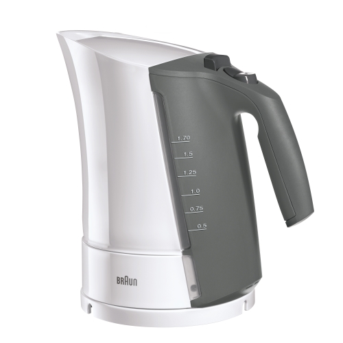 קומקום חשמלי 1.7 ליטר 2200 וואט לבן BRAUN WK300