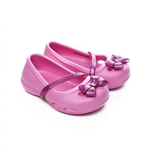 נעלי בובה ילדות Crocs קרוקס דגם Lina Flat K