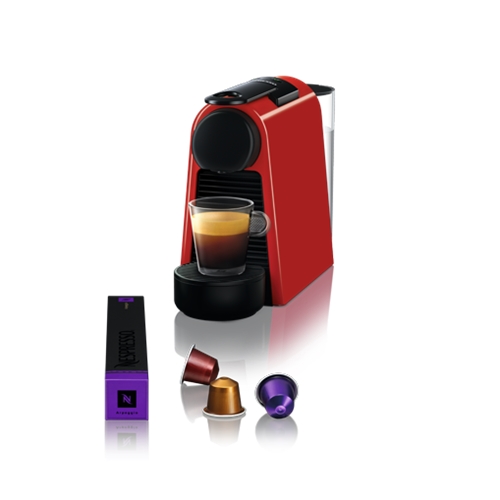 מכונת קפה NESPRESSO אסנזה מיני בצבע אדום דגם D30