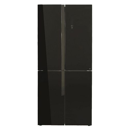 מקרר 4 דלתות זכוכית שחורה 422 ליטר לקאזה MRF-440WB