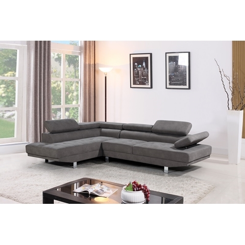 מערכת ישיבה פינתית עם משענות ראש מתכווננות GAROX