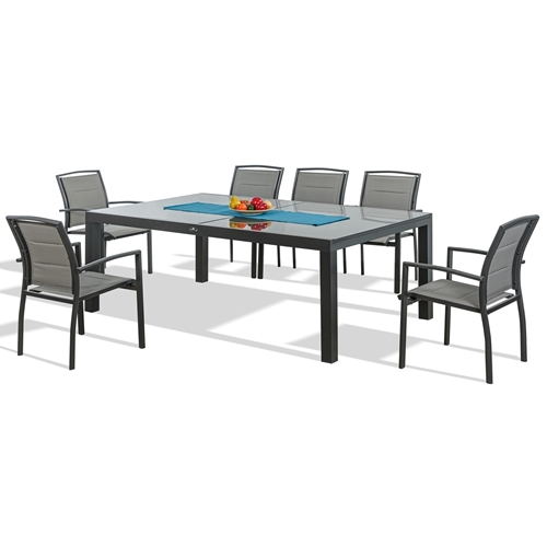 סט פינת אוכל יוקרתי אלומיניום Berlin