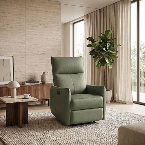 כורסת טלוויזיה מעור+מנגנון נדנוד דיאנה HOME DECOR