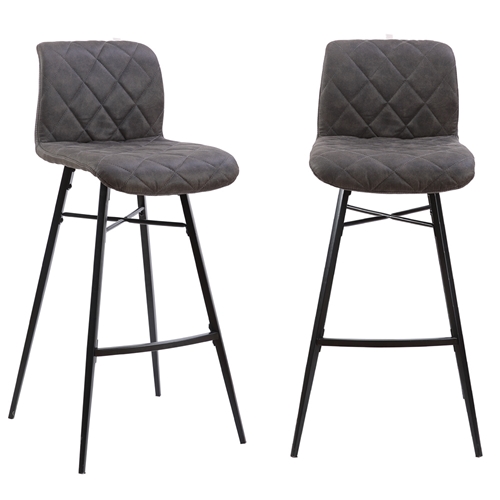 זוג כיסאות בר עם רגלי מתכת דגם רענן HOME DECOR