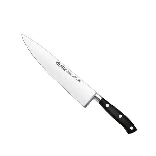 סכין שף 20 ס"מ מחוזקת ידית לבנה סדרת ריביירה ARCOS