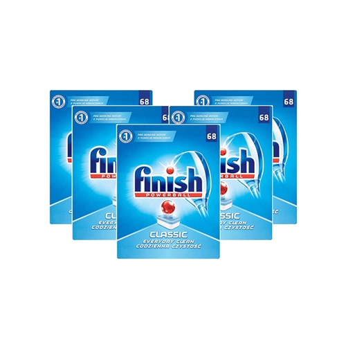 מארז 5 חבילות טבליות למדיח FINISH CLASSIC