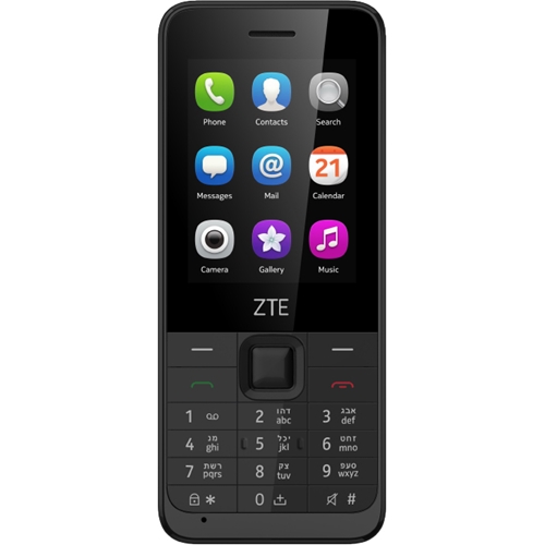 טלפון נייד 2.4" בעל מקשים בולטים מבית ZTE