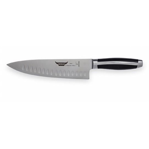 סכין שף מחוזקת חריצים 20 ס"מ מבית BEROX