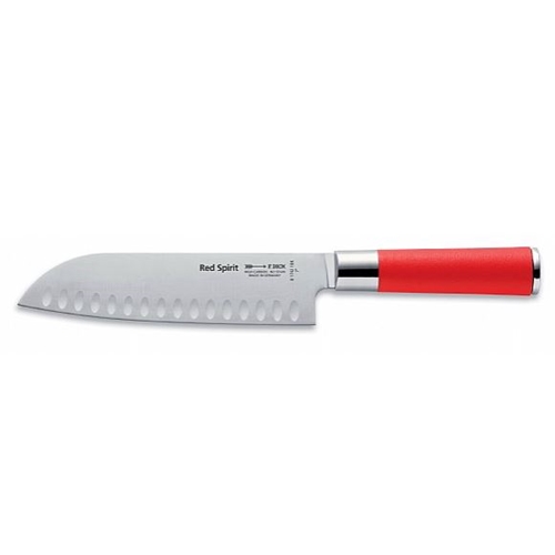 סכין סנטוקו מחוזקת חריצים 18 ס"מ DICK Red Spirit