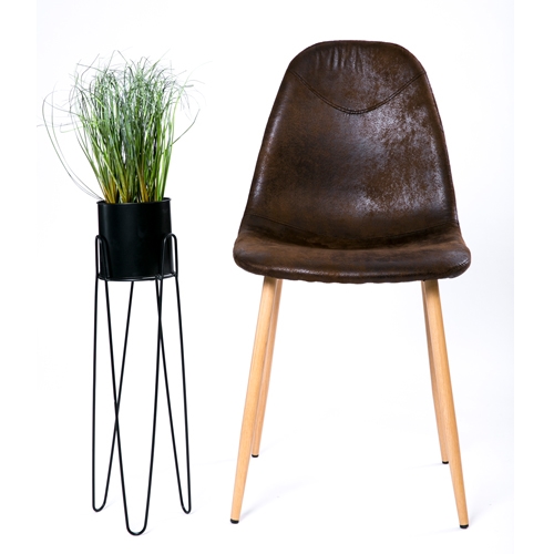 כיסא מרופד דמוי עור בעיצוב מודרני וייחודי TAKE IT