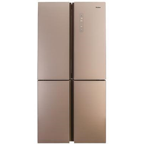 מקרר 4 דלתות בנפח 447 ליטר זכוכית זהב HRF457G