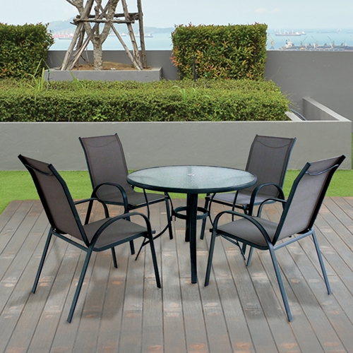 סט פינת אוכל דגם ביסטרו לגינה ולמרפסת CAMP IN