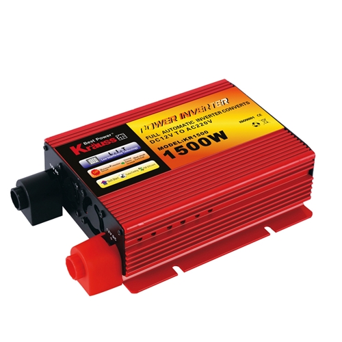 ממיר מתח חשמלי מ- DC ל AC הספק Krauss 1500-3000W