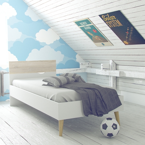 מיטת יחיד מעוצבת 200*90 דגם דלתא HOME DECOR