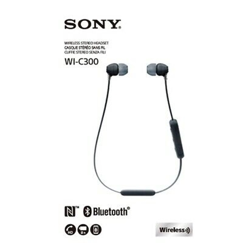 אוזניות דינמיות WI-C300 של המותג SONY