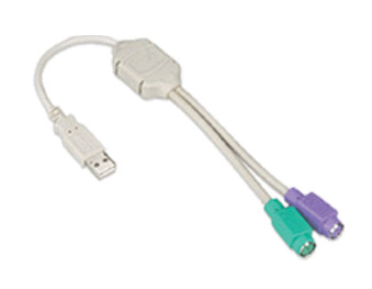 מתאם USB ל-2xPS/2