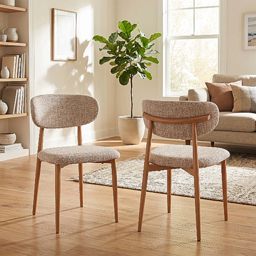 זוג כיסאות מעוצבים לפינת אוכל דגם נובל HOME DECOR