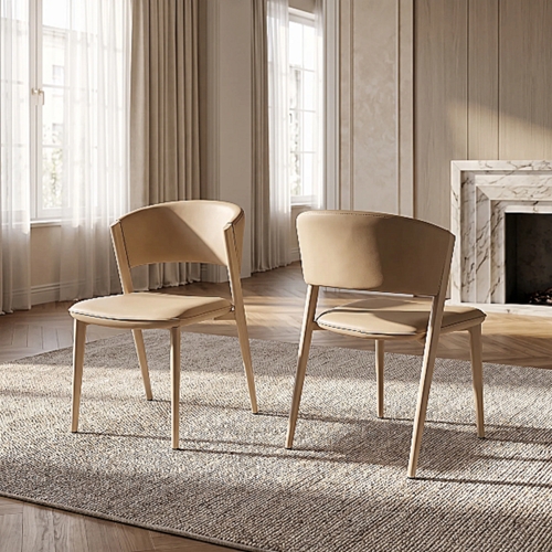 זוג כיסאות מעוצבים לפינת אוכל דגם דיור HOME DECOR