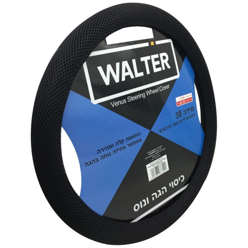 כיסוי הגה ונוס שחור WALTER