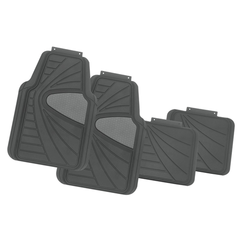 סט שטיחים אוניברסלי ברצלונה שחור