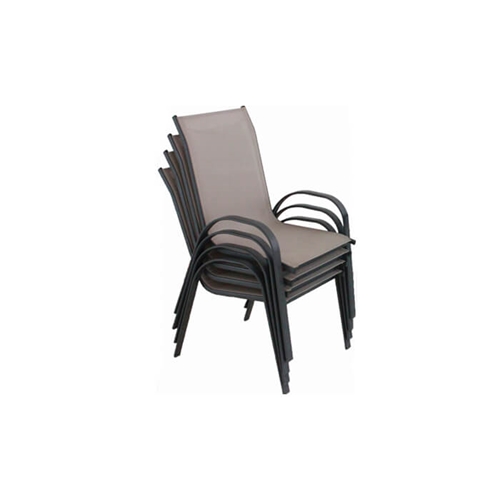 סט 4 כסאות עם בד רשת קל משקל