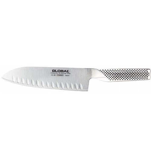 סכין סנטוקו חריצים 18 ס"מ GLOBAL