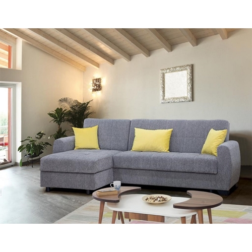 סלון פינתי נפתח למיטות+ארגזי מצעים אריאל LEONARDO